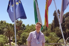 On the roof of the Malaga University, May 2015